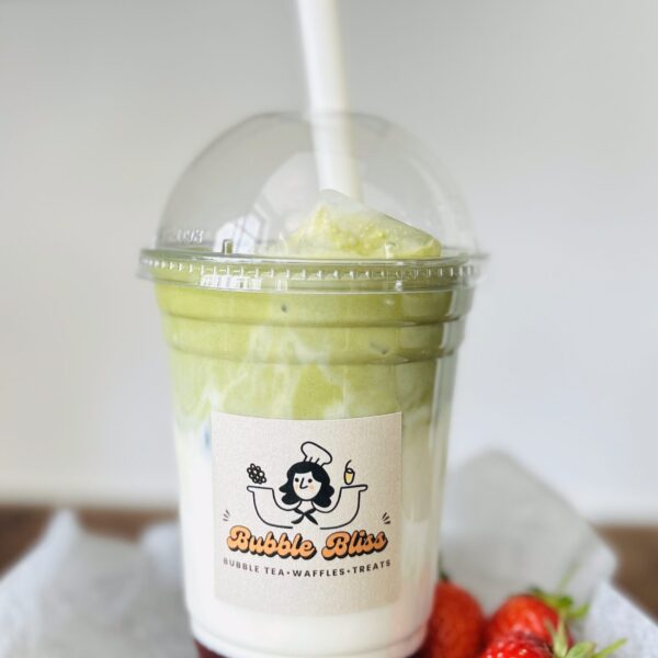 Iced Strawberry Matcha Latte